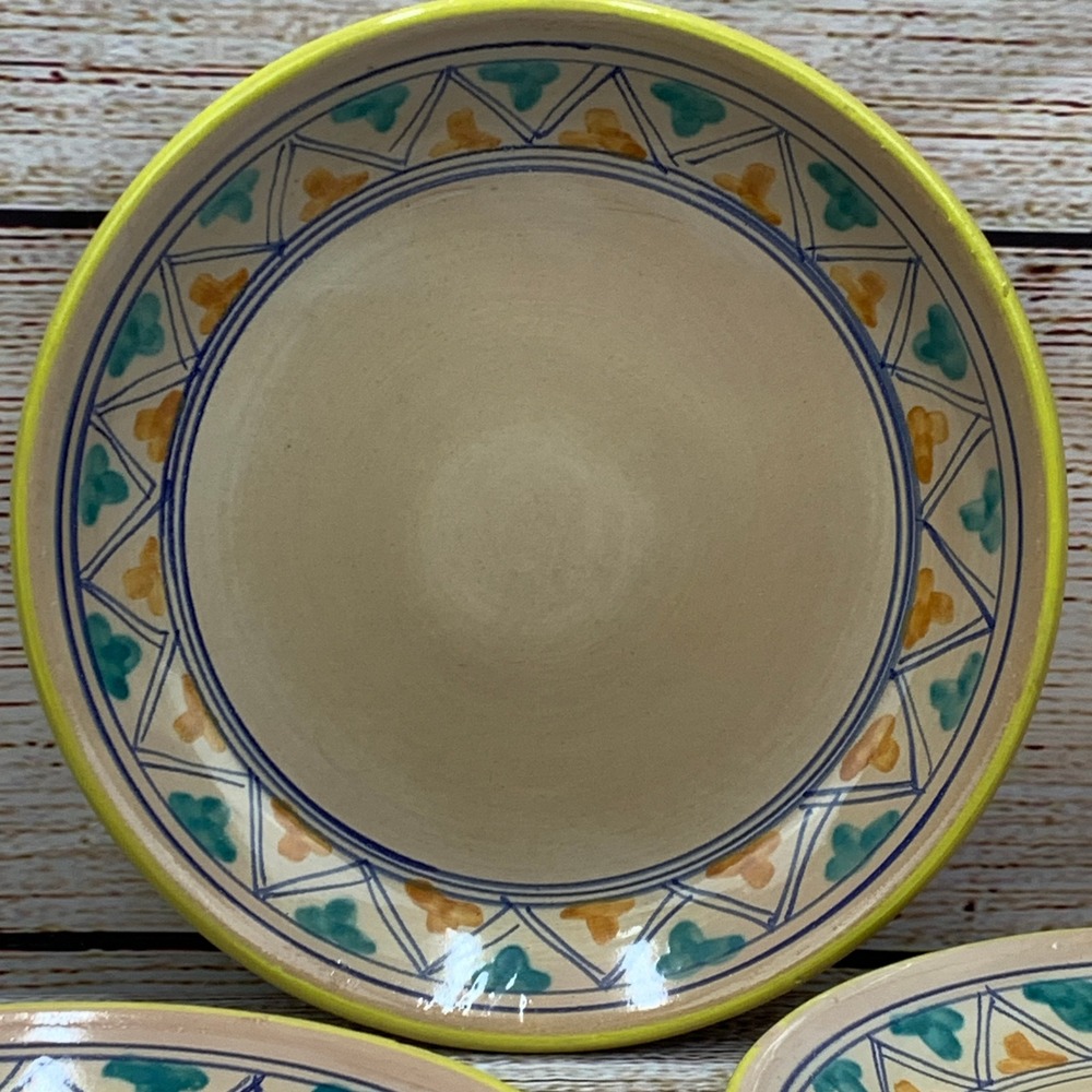 Italian Pottery Decorative Plates Set of 3 Hand Painted Wall‎ Decor Kitchen